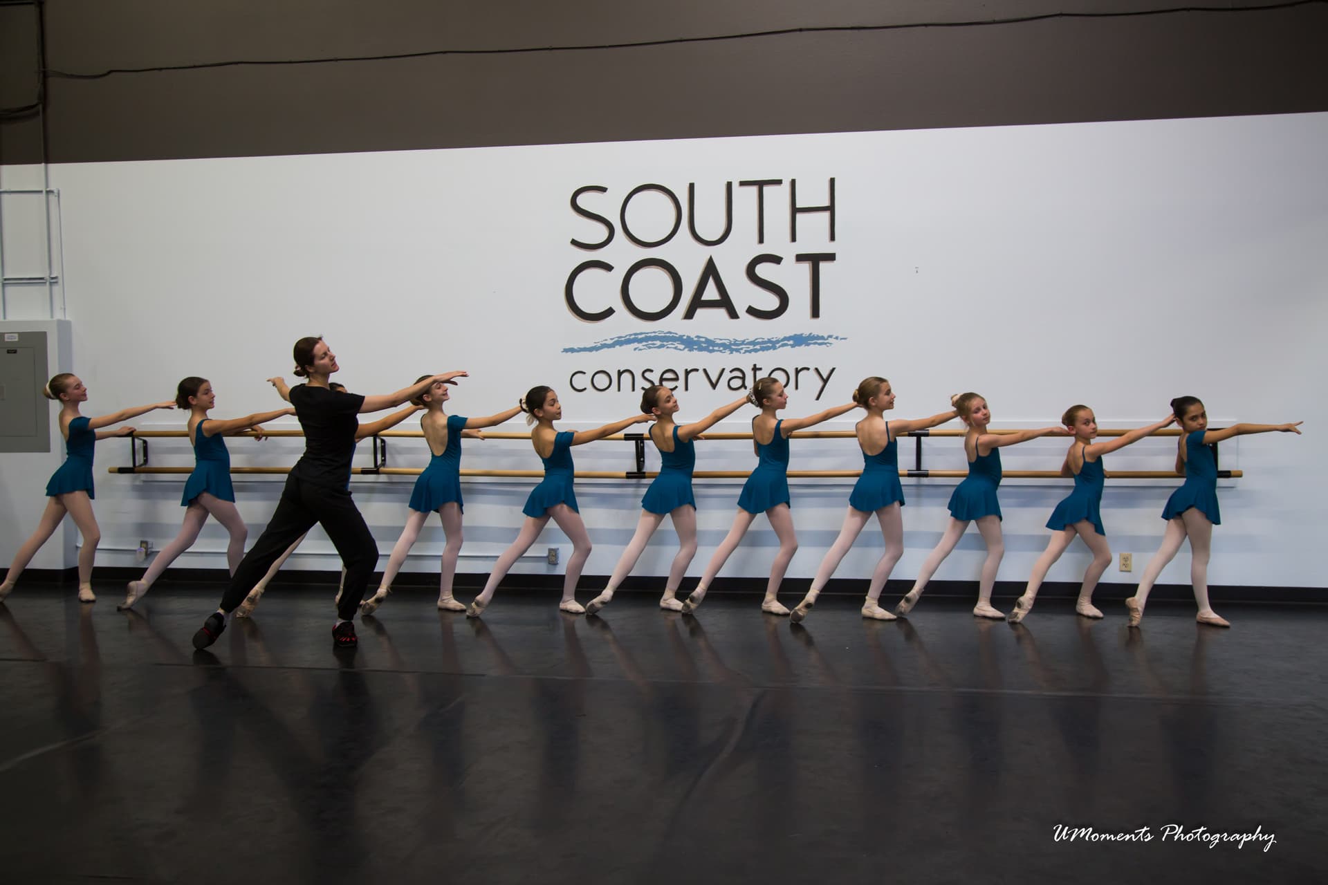 Academy dance students at South Coast Conservatory