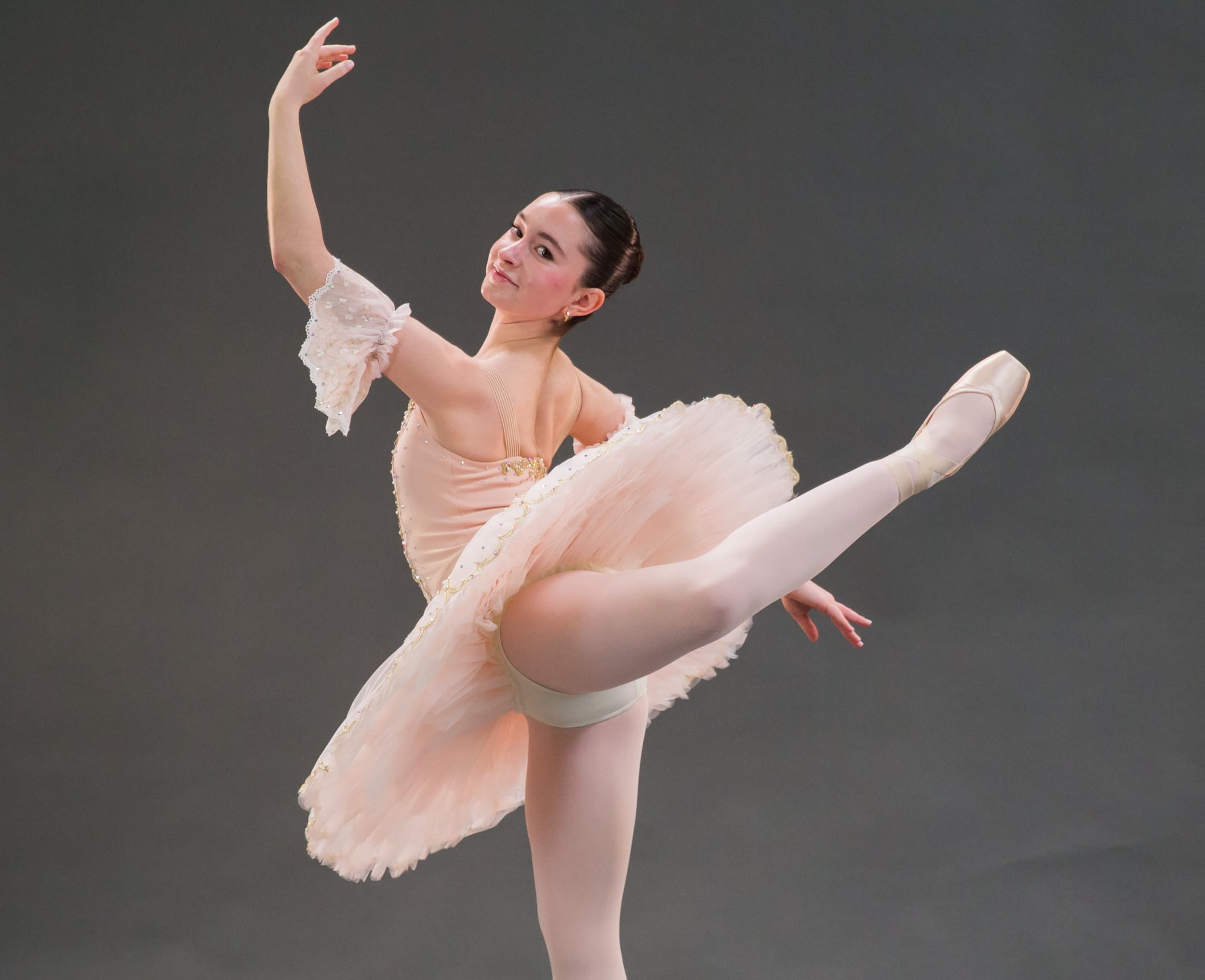 Ballet students in class