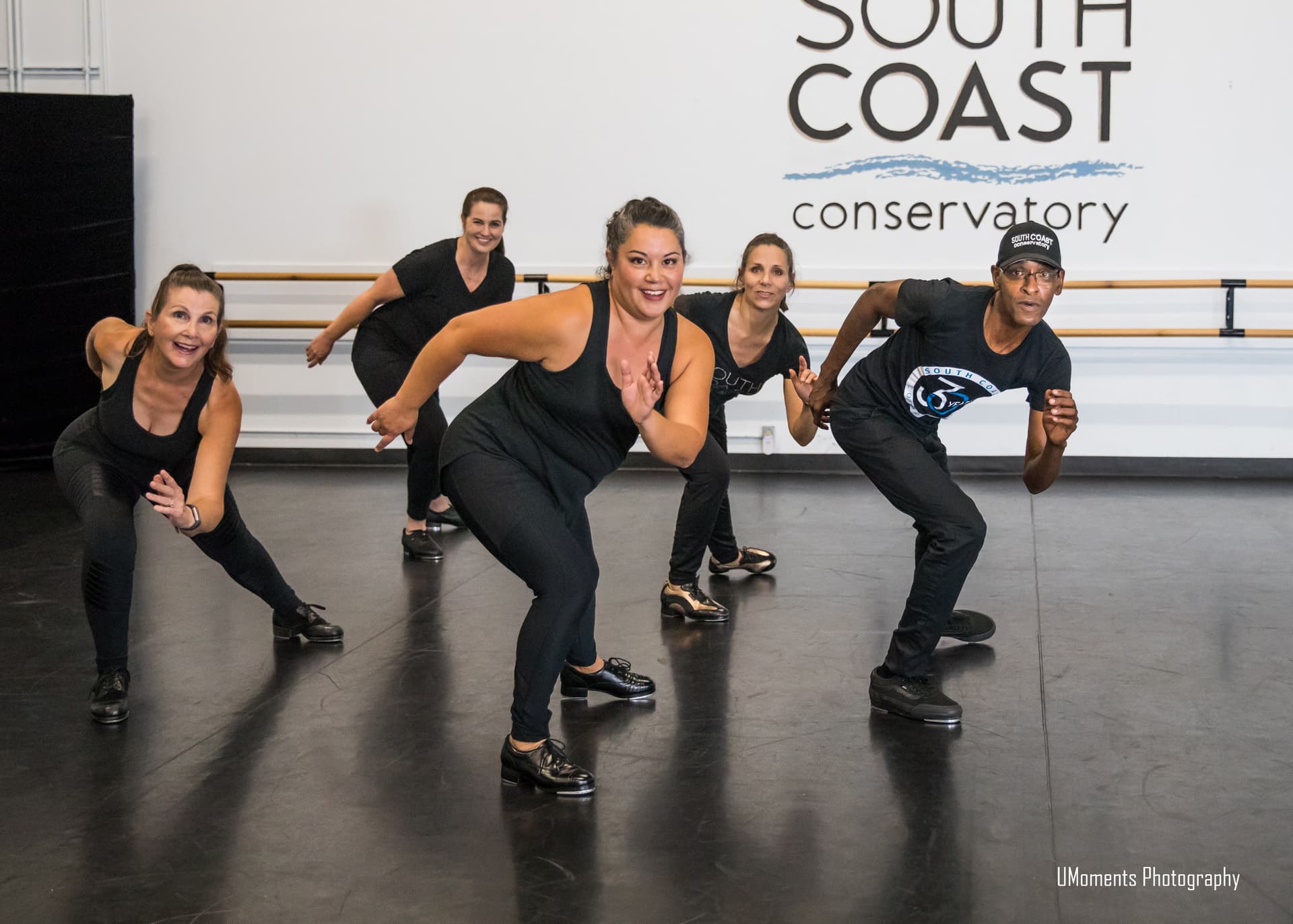 Advanced tap students in performance